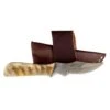 Western Fashion Damascus Mini Ram Horn Bone Handle Knife W/Sheath -Western Cowboy Supplies 95751 default l