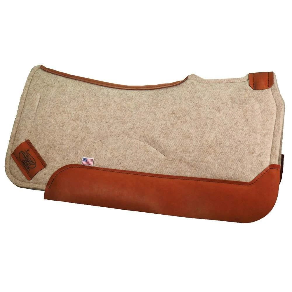 Impact Gel Contour Tan 1in. Saddle Pad 3 Impact Gel Contour Tan 1in. Saddle Pad