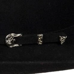 Youth M+F Black 3 3/4in. Brim Cattlemans Felt Hat -Western Cowboy Supplies A7210201 L 3