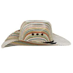 M+F Kids Multi Colored Straw Cowboy Hat -Western Cowboy Supplies A73224 XL 3
