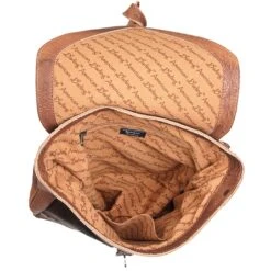 American Darling Floral Tooled Backpack -Western Cowboy Supplies ADBG386BRWBR 05