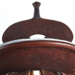 Burns Saddlery 14 1/2 Inch 20FDX Chocolate Roughout Barrel Saddle -Western Cowboy Supplies BR 3000 145 20 FDX 2