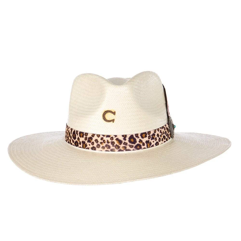 Charlie 1 Horse Heatseeker 3 3/4` Brim Leopard Band 4 Charlie 1 Horse Heatseeker 3 3/4` Brim Leopard Band - Image 2