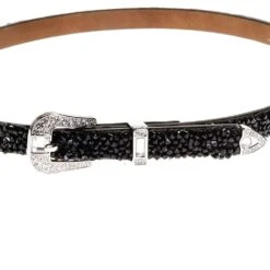 MF Alamo Black 7/16` Sparkle Hat Band -Western Cowboy Supplies D740000001 1