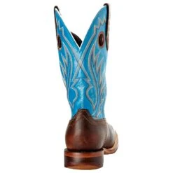 Durango Boots Men`s Durango Rebel Pro Bay Brown 12` Brilliant Blue Top Square Toe -Western Cowboy Supplies DDB0310 4