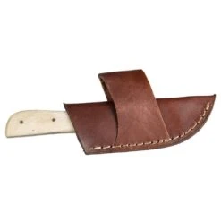 Western Fashion Damascus Mini Bone Handle Knife W/Sheath -Western Cowboy Supplies DM 1109BO 2