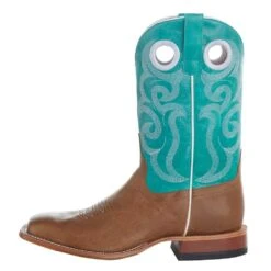 Horsepower Men`s Sugared Tang 10in. Green Vermonth Top Cowboy Boot -Western Cowboy Supplies HP1878 3
