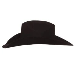 Jw Brooks Custom Hats 100X Black 4 1/4` Brim Felt Hat 9 Jw Brooks Custom Hats 100X Black 4 1/4` Brim Felt Hat -Western Cowboy Supplies JWB 100XBLK42 3