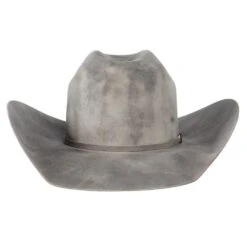 Jw Brooks Custom Hats Dark Smoke 50X 4 1/4in. Brim Open Crown Felt Cowboy Hat -Western Cowboy Supplies JWB 50XDRKSMK 2