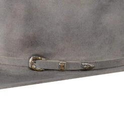 Jw Brooks Custom Hats Dark Smoke 50X 4 1/4in. Brim Open Crown Felt Cowboy Hat -Western Cowboy Supplies JWB 50XDRKSMK 4