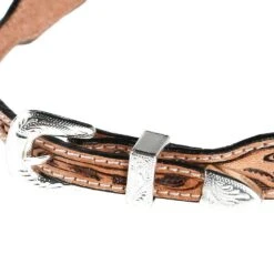 Austin Accent Inc. Natural Leather Scroll W/Buckle Hat Band -Western Cowboy Supplies LC 51 S NAT 1