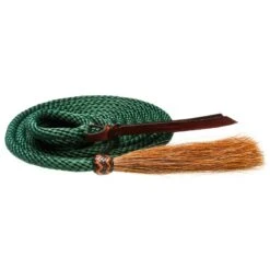 Double Diamond Halters Solid Braid Get Down Rope 7/16x12 -Western Cowboy Supplies M 4092 hunter 1