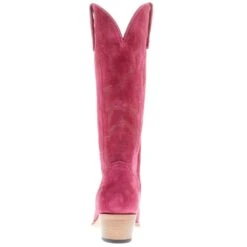 Macie Bean Women's If Karlee Were A Cowgirl 15 In Hot Pink Suede Top Cowgirl Boot -Western Cowboy Supplies M5231 04