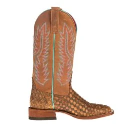 Macie Bean Women's Unbeweveable Crazy Train-13in Honey Crazy Boots -Western Cowboy Supplies M9092 4