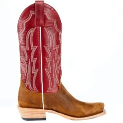 Macie Bean Womens TH Waxy Commander Red Top Boot M9501 -Western Cowboy Supplies M9501 5