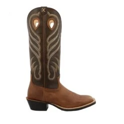 Twisted X Men's Buckaroo Buff Tan Vamp And Burnt Olive Shaft Cowboy Boot -Western Cowboy Supplies MBK0035 03