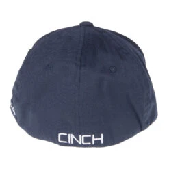 Cinch Mens Navy Flexfit Cinch Logo Cap -Western Cowboy Supplies MCC0627729 3