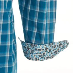 Wrangler Men's George Strait Blue Plaid Long Sleeve Shirt 10 Wrangler Men's George Strait Blue Plaid Long Sleeve Shirt -Western Cowboy Supplies MGSQ941 3