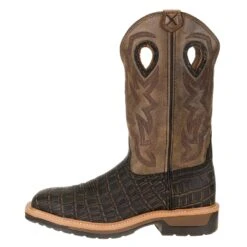 Twisted X Men's Lite Cowboy Caiman Print AlloyToe Work Boot -Western Cowboy Supplies MLCA003 2