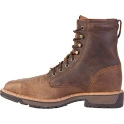Twisted X Men's Distressed Shoulder Steel Toe Lite Work Lacer Boots -Western Cowboy Supplies MLCSL01 3