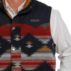 Cinch Men's Quilted Vest -Western Cowboy Supplies MWV1533004 04