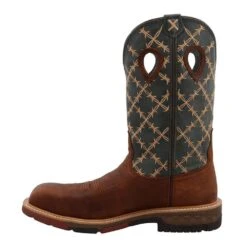 Twisted X Men`s Mocha 12in. Slate Top Nano Toe Work Boot -Western Cowboy Supplies MXBN002 3