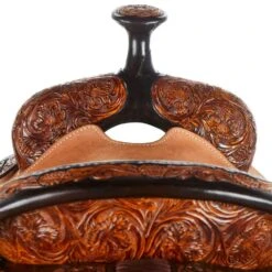 Martin Saddlery Martin Saddlery Weathered Antique & Dark Framed 1/4 Tooled Team Roper -Western Cowboy Supplies NRS 01 7725 03