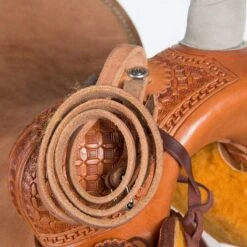Martin Saddlery Martin Saddlery Rancher 1/2 Breed Waffle Stamped W/ San Carlos W/ Pencil Roll -Western Cowboy Supplies NRS 64NWF detail2