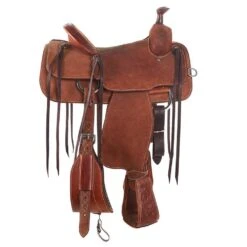 Martin Saddlery Martin Saddlery Chestnut 1/8 Breed Wyoming Flower Team Roper -Western Cowboy Supplies NRS 6701 1