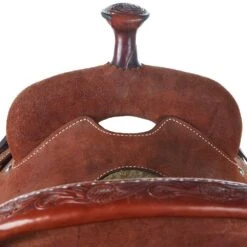 Martin Saddlery Martin Saddlery Chestnut 1/8 Breed Wyoming Flower Team Roper -Western Cowboy Supplies NRS 6701 2