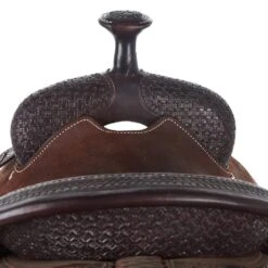 Martin Saddlery Chocolate Hard Seat Team Roper -Western Cowboy Supplies NRS 6748 2