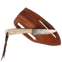 Nrs Ranch Knives Cowtown Knife Ogallala W/Plain Sheath -Western Cowboy Supplies NRS OKPS 5