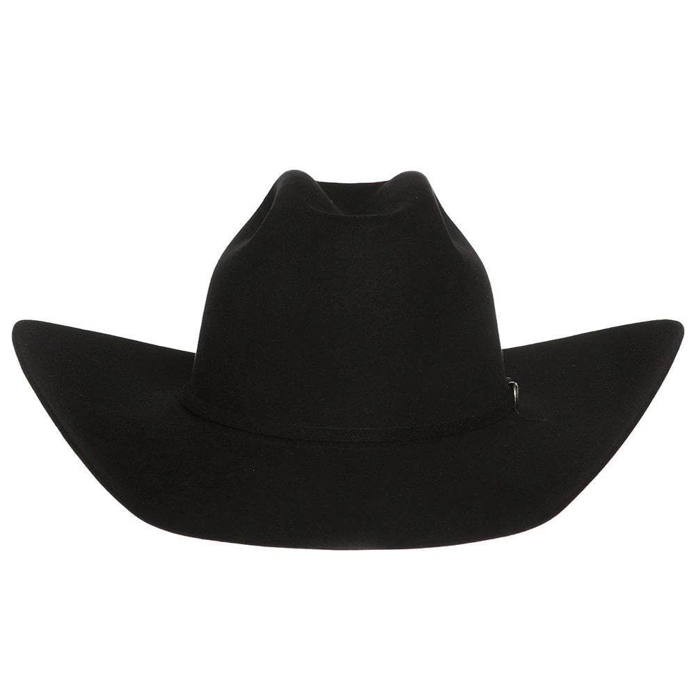 Rodeo King 5X Black Open Crown Felt Cowboy Hat 3 Rodeo King 5X Black Open Crown Felt Cowboy Hat - Image 2