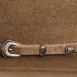 Rodeo King 7X Pecan 5in. Brim Open Crown Felt Cowboy Hat -Western Cowboy Supplies RK316 21