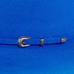 Rodeo King 7X Cobalt Blue 4in. Brim Open Crown Felt Cowboy Hat -Western Cowboy Supplies RK322 2