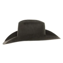 Rodeo King 60X Charcoal Open Crown 4 1/2in. Brim Self Band Felt Cowboy Hat -Western Cowboy Supplies RK412 3