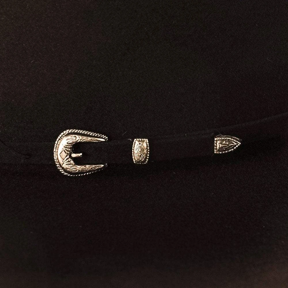 Rodeo King 7X Chocolate 5in. Brim Open Crown Self Band Felt Hat 4 Rodeo King 7X Chocolate 5in. Brim Open Crown Self Band Felt Hat - Image 2