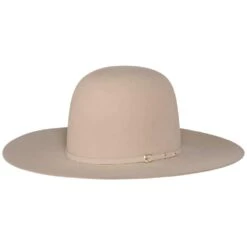 Resistol 100X Pure 4 /4in. Brim Open Crown Felt Cowboy Hat 7 Resistol 100X Pure 4 /4in. Brim Open Crown Felt Cowboy Hat -Western Cowboy Supplies SFPRSE 184261 2