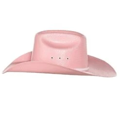 Youth M+F Twister Pink Cattlemans Crease Straw Hat -Western Cowboy Supplies T7130030 2