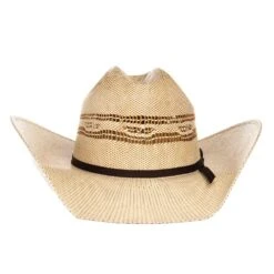 Youth Twister Ivory And Tan Bangora Straw Hat -Western Cowboy Supplies T71320 2