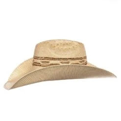 Youth Twister Ivory And Tan Bangora Straw Hat -Western Cowboy Supplies T71320 3