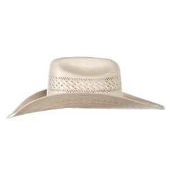American Hats AHC Tuf Cooper 8810 4 1/4in. Brim Rancher Crease Straw Cowboy Hat -Western Cowboy Supplies TC8810RC2CCHOC42 2