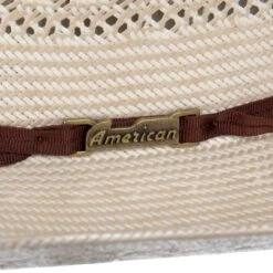 American Hats AHC Tuf Cooper 8810 4 1/4in. Brim Rancher Crease Straw Cowboy Hat -Western Cowboy Supplies TC8810RC2CCHOC42 3