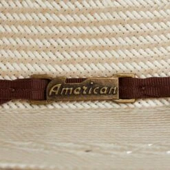 American Hats Tuf Cooper Collection 20 Star Ivory-Tan Fancy Weave 4-1/4in. Brim Straw Cowboy Hat -Western Cowboy Supplies TC8810S2CCHOC42 02