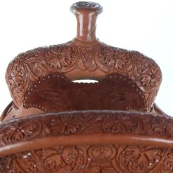 Tomahawk 3/4 Breed Floral Team Roper With Quilted Seat -Western Cowboy Supplies TMK C F01 34B 04