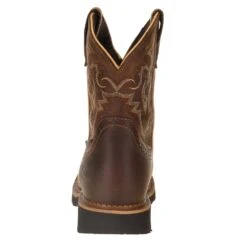 Justin Boot Company Ladies Jalena Maple Tan 8in. Maple Tan Top Water Proof Comp Toe Work Boot -Western Cowboy Supplies WKL9978 4
