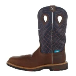 Twisted X Womens Brown 11in Navy Alloy Toe Work Boot 9 Twisted X Womens Brown 11in Navy Alloy Toe Work Boot -Western Cowboy Supplies WXBAW01 3