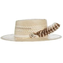 Stetson Hats Batterson Two Tone Fashion Straw Hat -Western Cowboy Supplies XSBTSN 253496MO 03