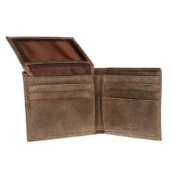 Western Fashion Men's Bifold Wallet With Tan -Western Cowboy Supplies XWCB NB1 3